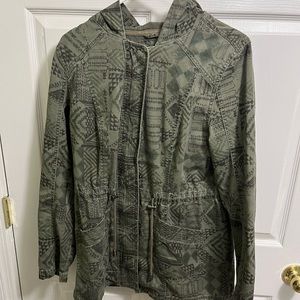 Aztec camo green jacket